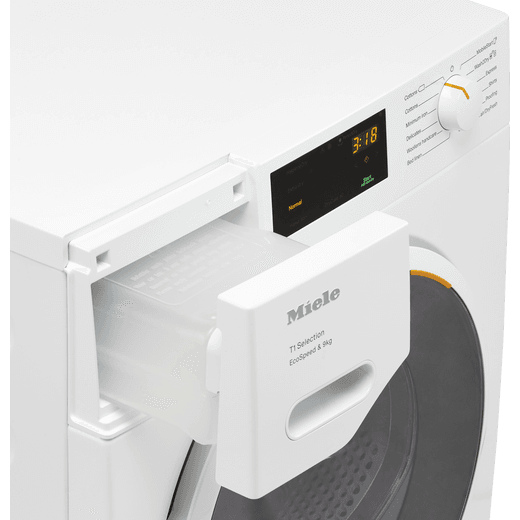 Miele TSH783WP Wifi Connected 9Kg Heat Pump Tumble Dryer - White